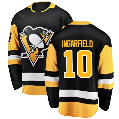 Men's Earl Ingarfield Pittsburgh Penguins Home Jersey - Black Breakaway