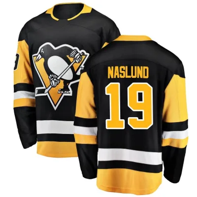 Men's Markus Naslund Pittsburgh Penguins Home Jersey - Black Breakaway
