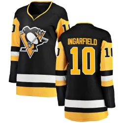 Women's Earl Ingarfield Pittsburgh Penguins Home Jersey - Black Breakaway