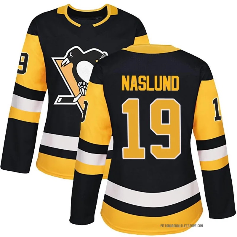 Women's Markus Naslund Pittsburgh Penguins Home Jersey - Black Authentic