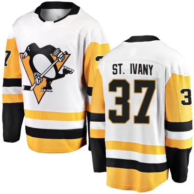 Youth Jack St. Ivany Pittsburgh Penguins Away Jersey - White Breakaway
