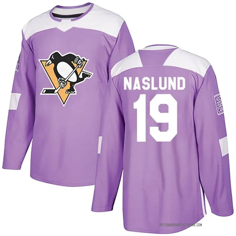 Youth Markus Naslund Pittsburgh Penguins Fights Cancer Practice Jersey - Purple Authentic